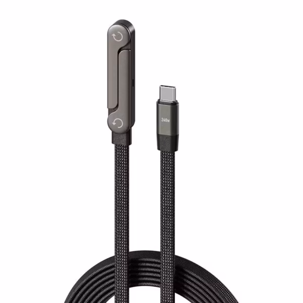 کابل Nivro USB-C به USB-C 250W با استند