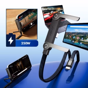 کابل USB-C دو در یک ۲۴۰ وات طول ۱.۵ متر